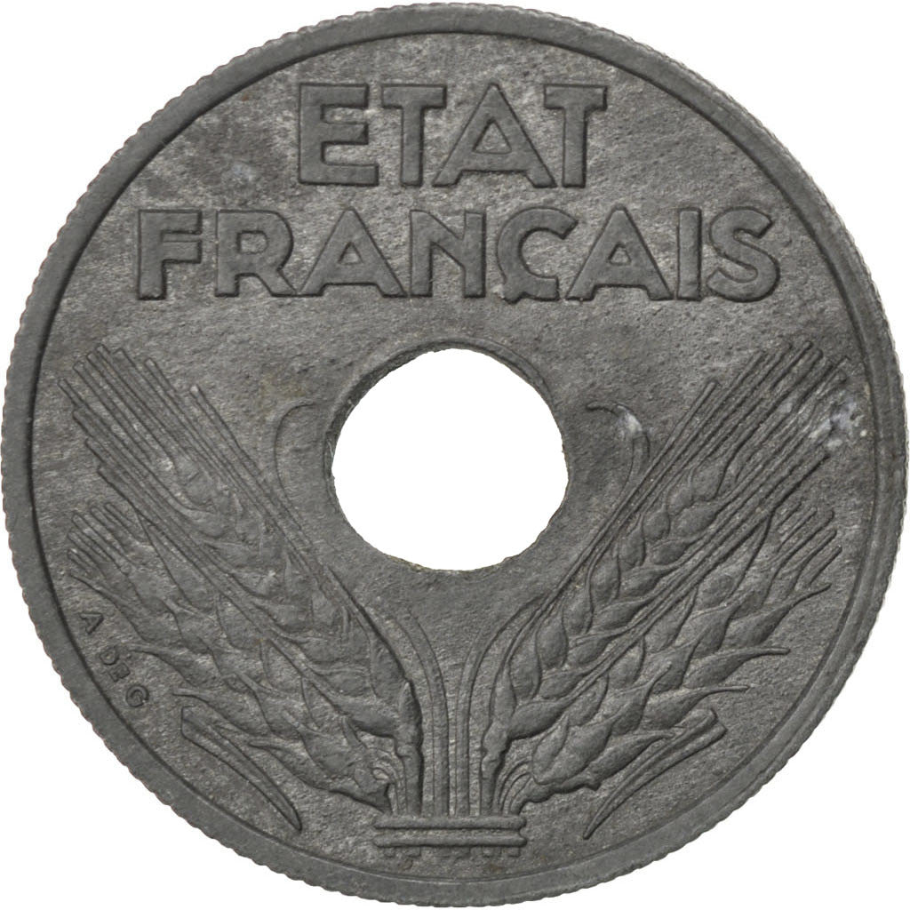 Francia, État français, 10 Centimes, 1943, SPL-, Zinco, KM:898.1, Gadoury:290