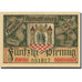 Banknote, Germany, Aschaffenburg, 50 Pfennig, château, 1920, UNC(63) Mehl:A28.5a