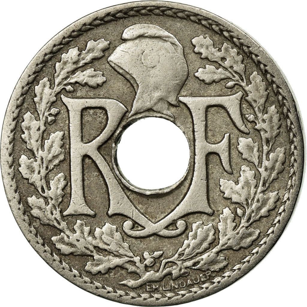 Coin, France, Lindauer, 5 Centimes, 1920, EF(40-45), Copper-nickel, KM:875