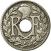 Coin, France, Lindauer, 5 Centimes, 1920, EF(40-45), Copper-nickel, KM:875