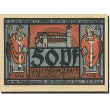Geldschein, Deutschland, Paulinzella, 50 Pfennig 1922 UNZ- Mehl:1053.1