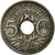 Coin, France, Lindauer, 5 Centimes, 1922, Poissy, EF(40-45), Copper-nickel