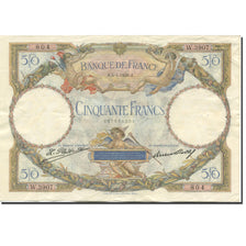 França, 50 Francs, Luc Olivier Merson, 1927, AU(50-53) Fay:15.03 KM:77a