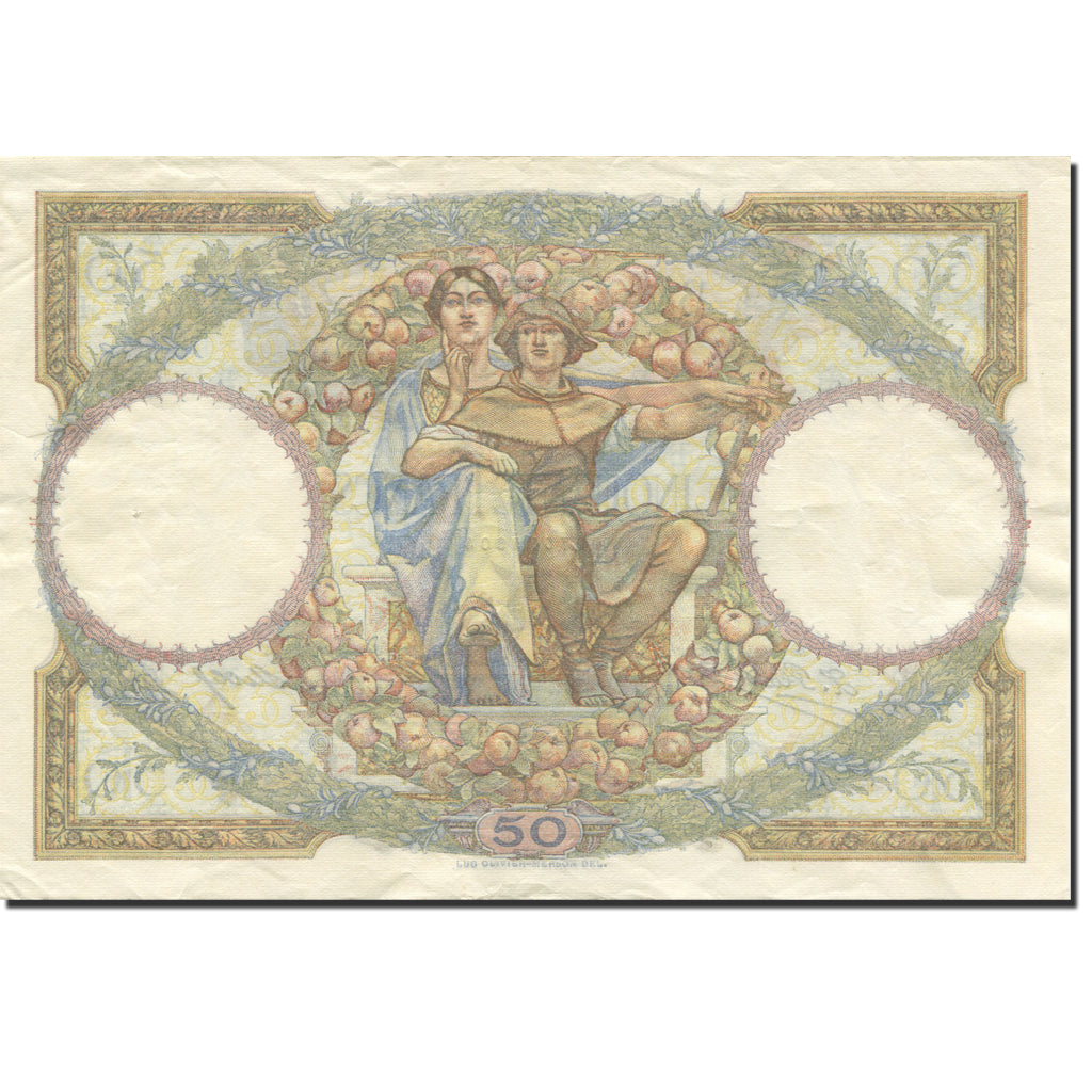 France, 50 Francs, Luc Olivier Merson 1929-04-06, TTB+, Fayette:15.03 KM:77a