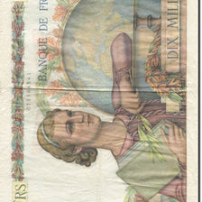 France, 10,000 Francs, Génie Français, 1945, 1949-12-22, TTB Fay:50.60 KM:132d