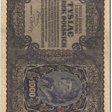Billete, 1000 Marek, 1919, Polonia, 1919-08-23, KM:29, MBC+