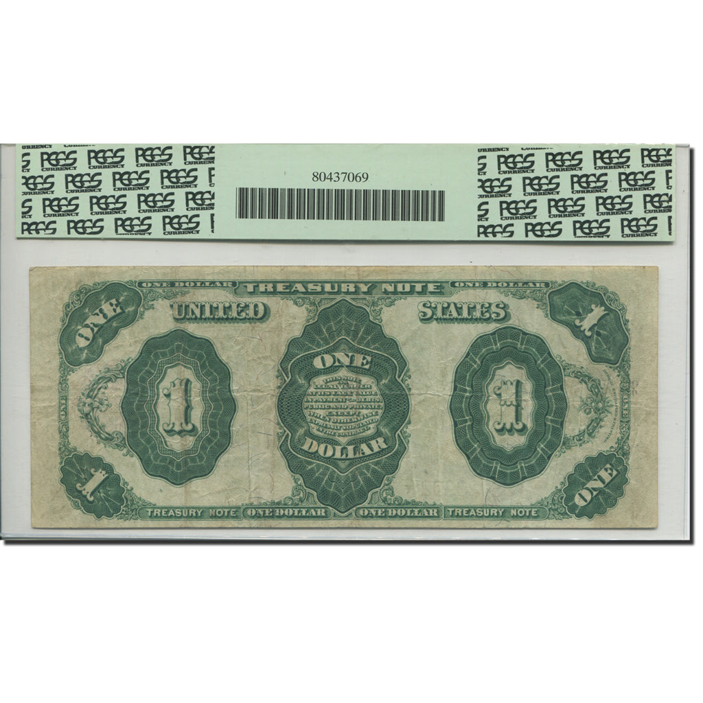 Banknote, United States, One Dollar, 1891, 1891, KM:58, graded, PCGS, 80437069