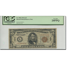 Nota, Estados Unidos da América, Five Dollars, 1934, 1934, KM:1961, avaliada