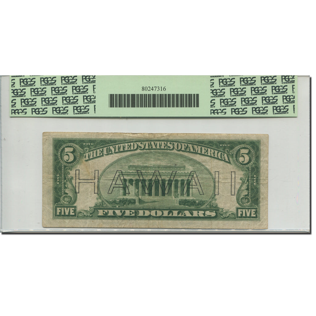 Banknote, United States, Five Dollars, 1934, 1934, KM:1961, graded, PCGS