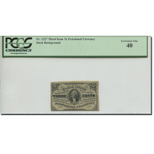 Banknote, United States, 3 Cents, 1863, 1863-03-03, KM:3253, graded, PCGS