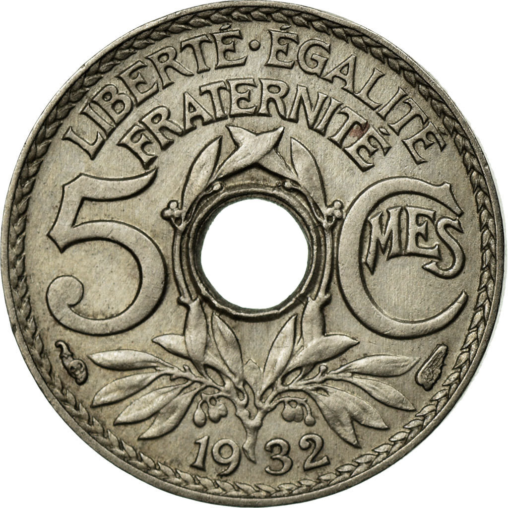 Monnaie, France, Lindauer, 5 Centimes, 1932, SUP, Copper-nickel, KM:875