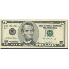 Geldschein, Vereinigte Staaten, Five Dollars, 1999, 1999, KM:4519@star, UNZ