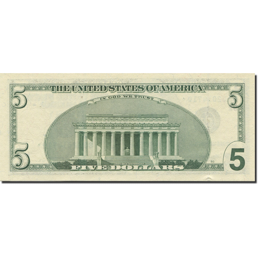 Banknote, United States, Five Dollars, 1999, 1999, KM:4519@star, UNC(65-70)