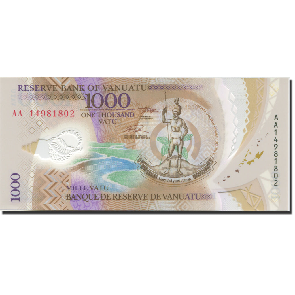 Nota, Vanuatu, 1000 Vatu, UNC(65-70)