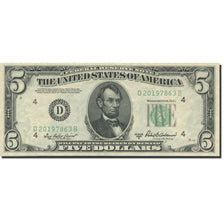 Banknote, United States, Five Dollars, 1950, 1950, KM:1818, UNC(65-70)