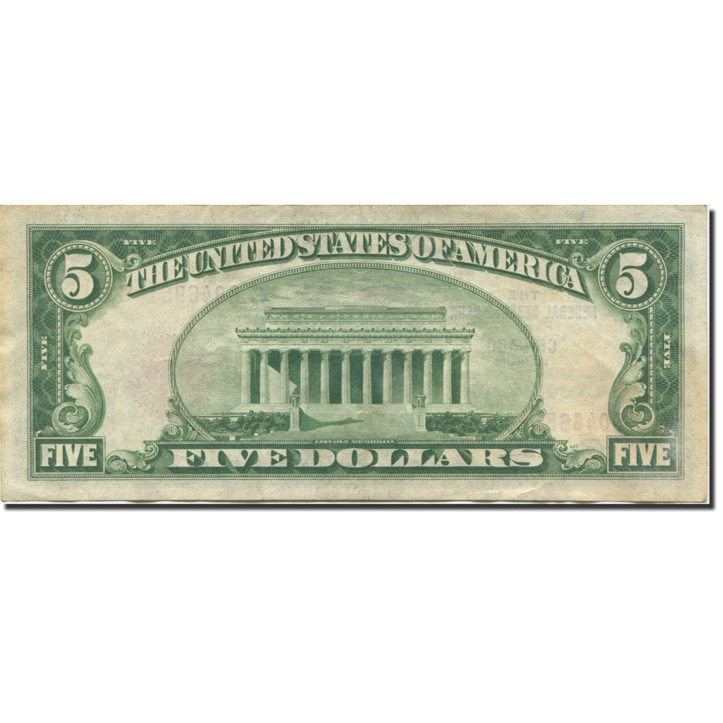 Banknote, United States, Five Dollars, 1929, 1929, KM:1665, EF(40-45)