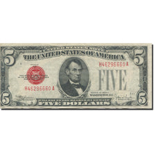 Banknote, United States, Five Dollars, 1928, 1928, KM:1644, AU(55-58)