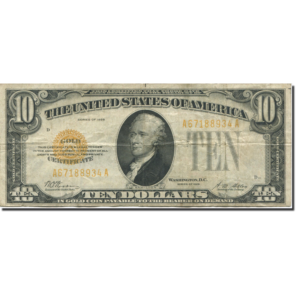 Banconote, Stati Uniti, Ten Dollars, 1928, 1928, KM:1963, MB