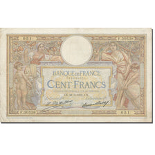 France, 100 Francs, Luc Olivier Merson, 1906, 1931-05-21, TB+, Fayette:24.10