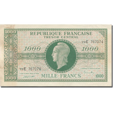Francia, 1000 Francs, Marianne, 1945, 1945, SPL-, Fayette:VF 13.02, KM:107