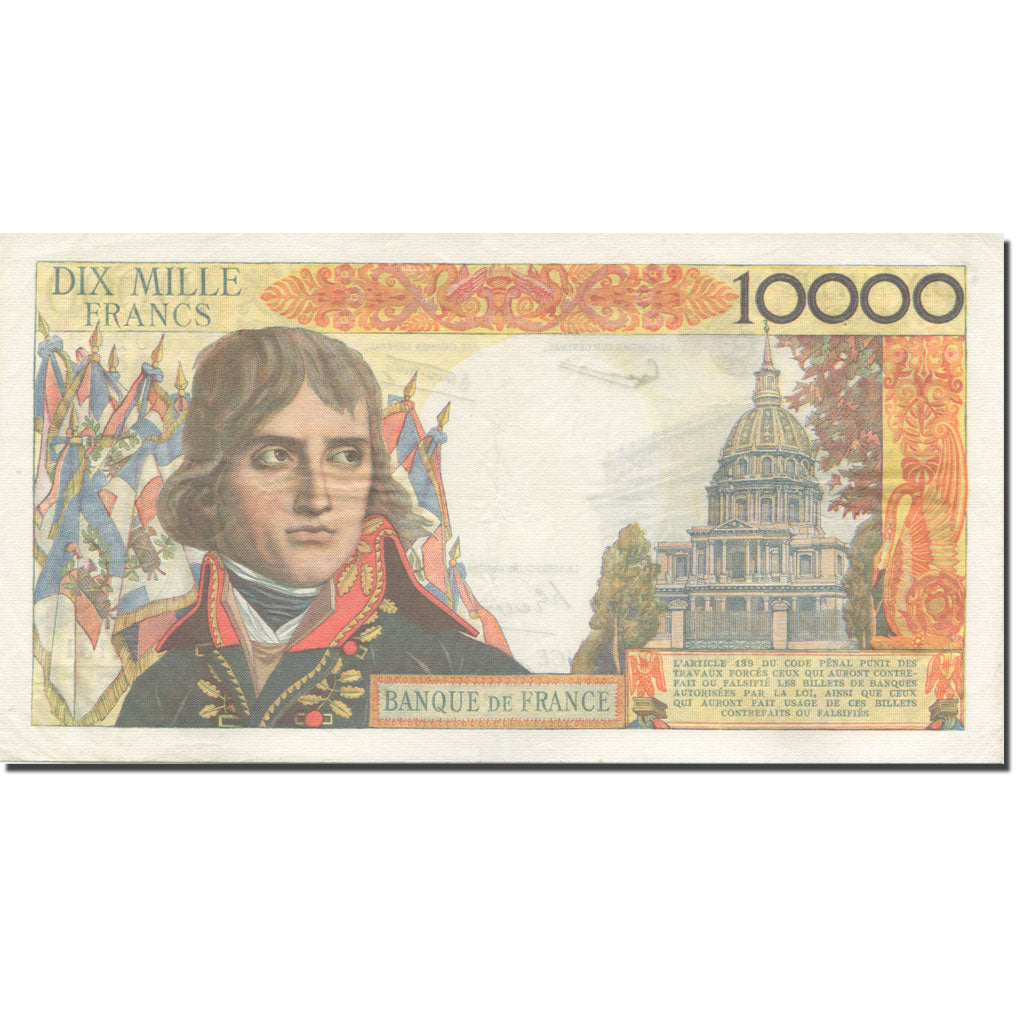 Frankreich, 10,000 Francs, Bonaparte, 1955, 1958-10-02, SS+, Fayette:51.13