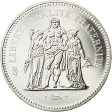 FRANCE, Hercule, 50 Francs, 1980, Paris, KM #941.1, MS(65-70), Silver, 41,...