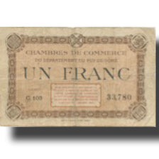 France, Clermont-Ferrand, 1 Franc, 1925, Chambre de Commerce, TB