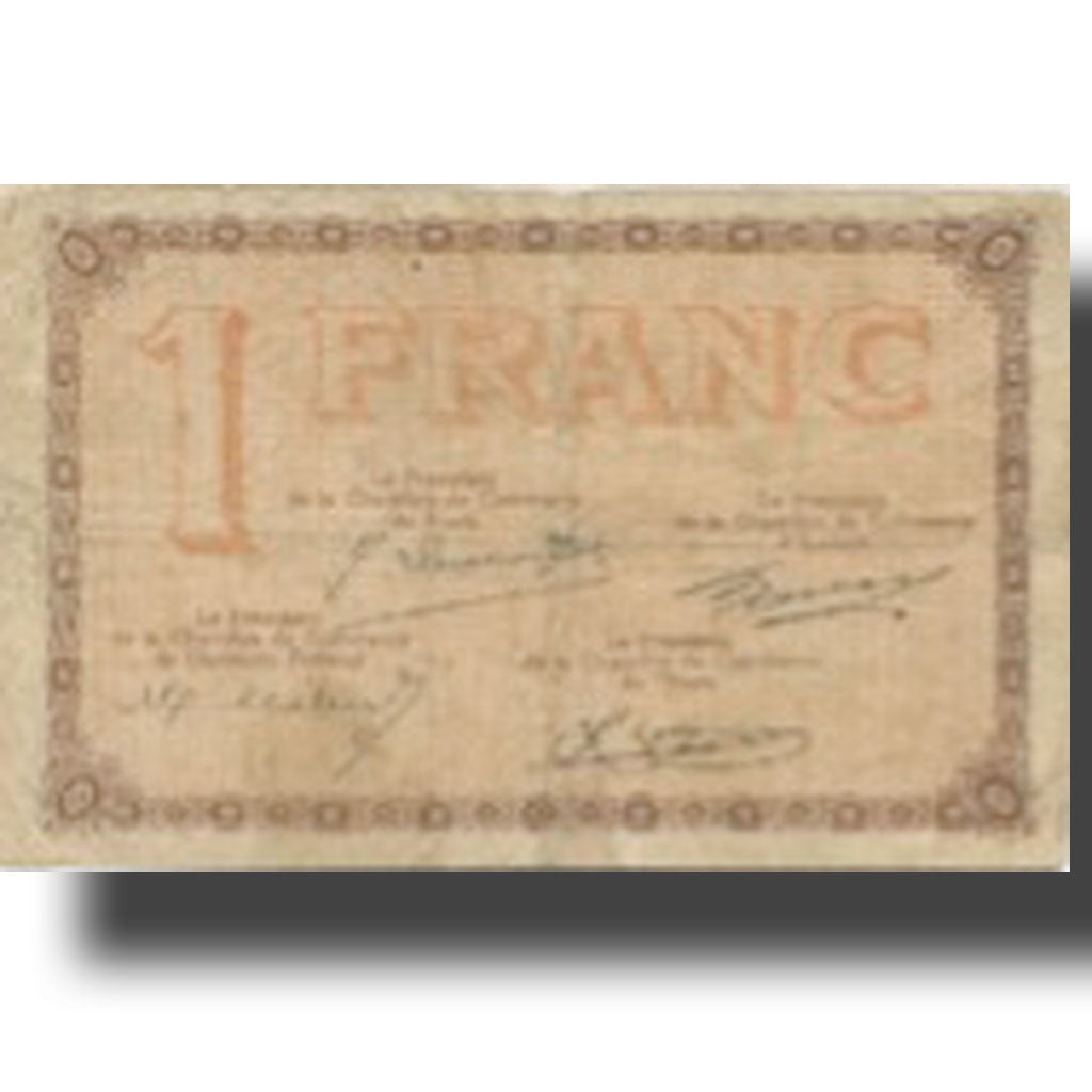 France, Clermont-Ferrand, 1 Franc, 1925, Chambre de Commerce, VF(20-25)
