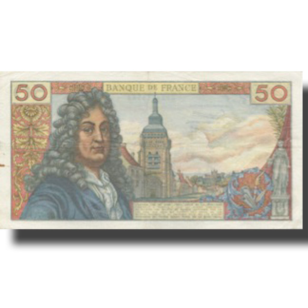 Frankreich, 50 Francs, Racine, 1962, 1962-06-07, SS+, Fayette:64.1, KM:148a