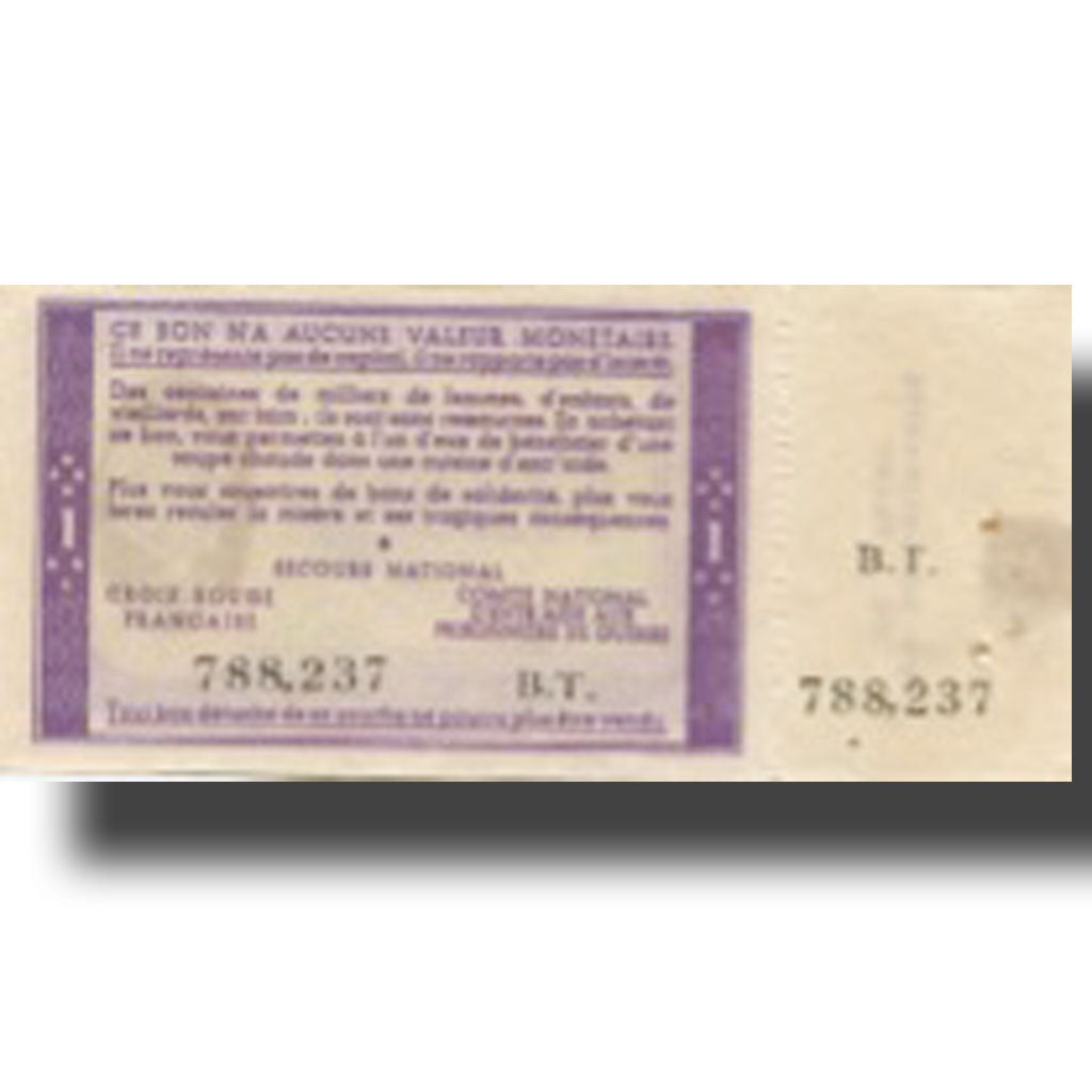France, Bon de Solidarité, 1 Franc, Bon de solidarité, UNC(63)