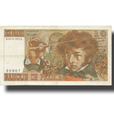 France, 10 Francs, Berlioz, 1972, 1972-11-23, EF(40-45), Fayette:63.01, KM:150a
