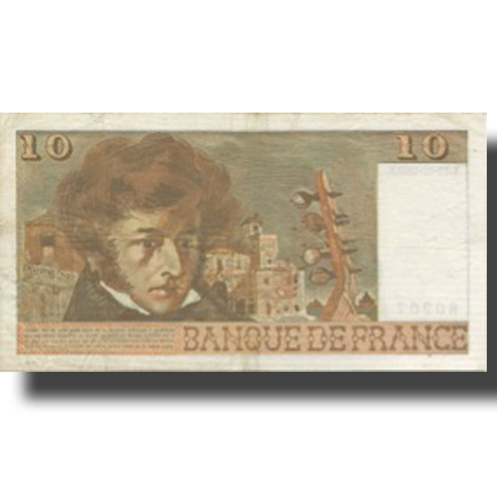 France, 10 Francs, Berlioz, 1972, 1972-11-23, EF(40-45), Fayette:63.01, KM:150a
