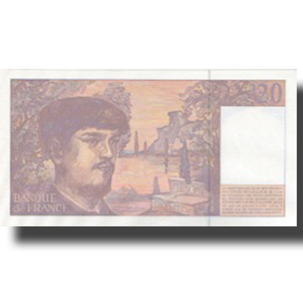 Frankreich, 20 Francs, Debussy, 1980, 1997, UNZ, Fayette:66ter.2, KM:151i