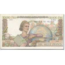 France, 10,000 Francs, Génie Français, 1945, 1955-03-03, AU(50-53)