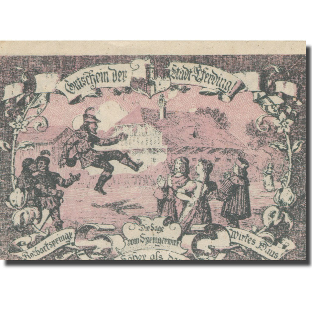 Banknote, Austria, Eferding, 75 Heller, fête, 1920 UNC(63) Mehl:FS 152IV