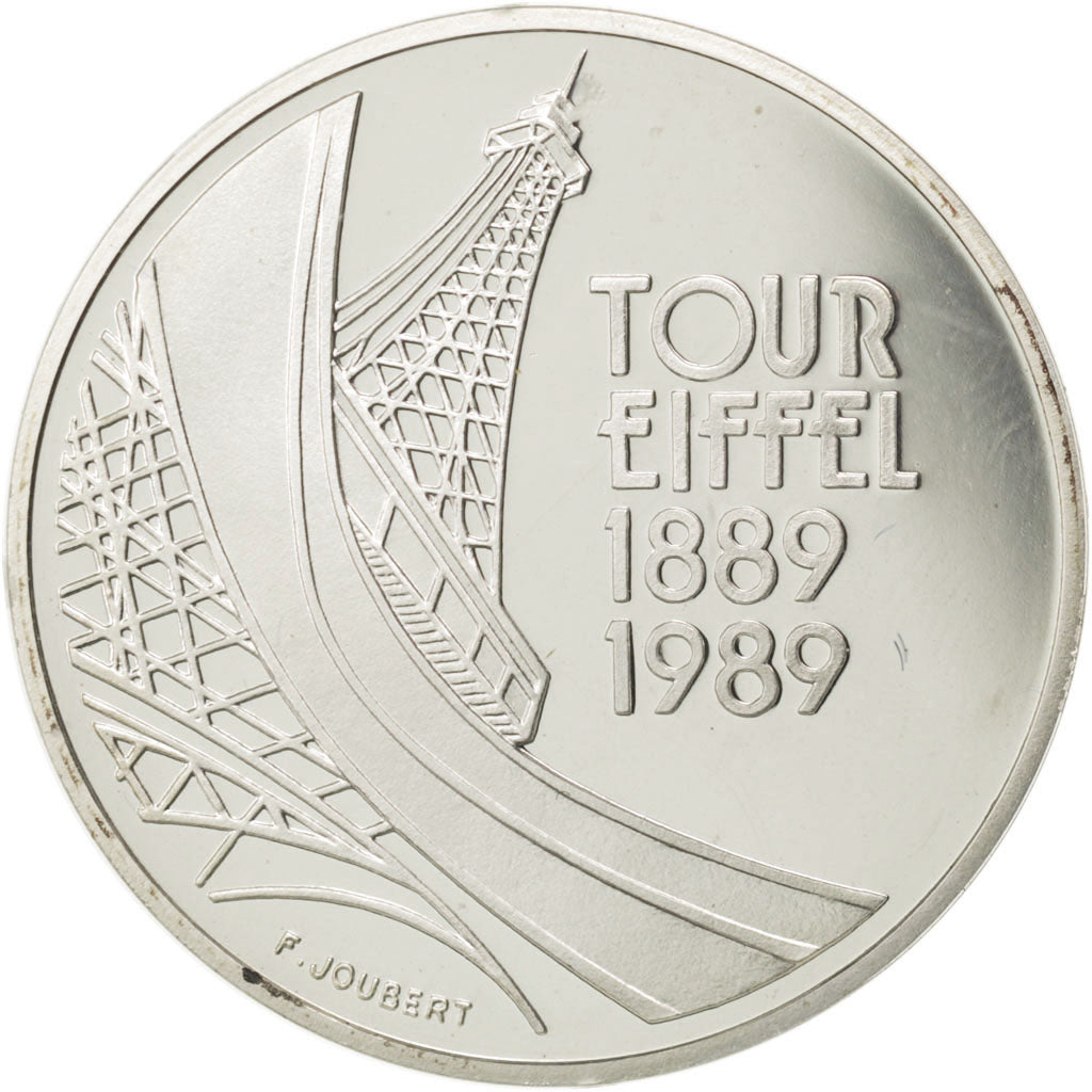FRANCE, 5 Francs, 1989, KM #968a, MS(65-70), Silver, 29, Gadoury #772, 12.00