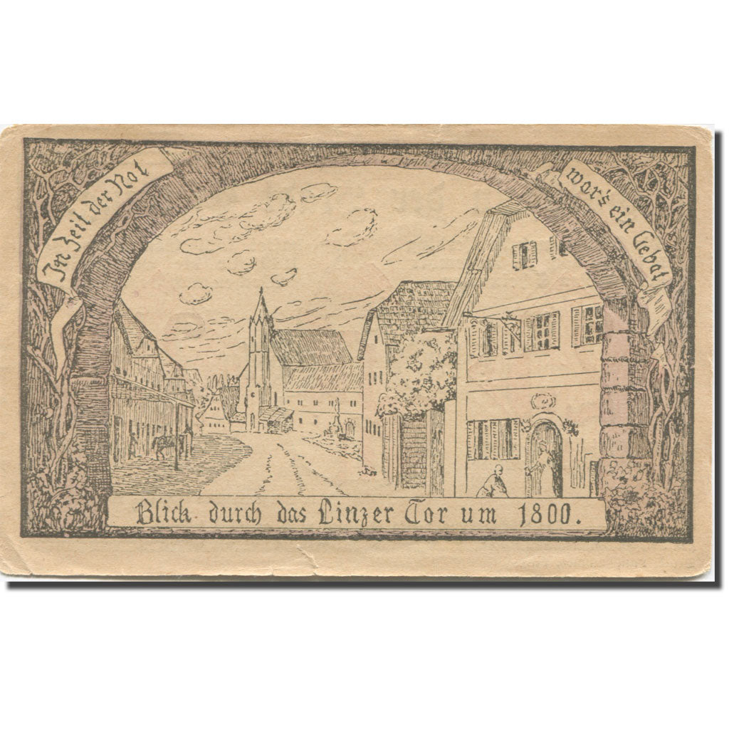 Banknote, Austria, Eferding, 25 Heller, Blason, 1919 EF(40-45) Mehl:FS 152I