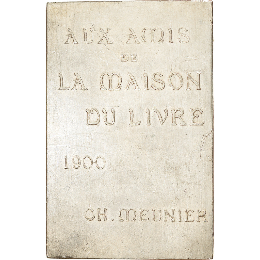 Francia, medaglia, Aux Amis de la Maison du Livre, Ch. Meunier, Arts & Culture