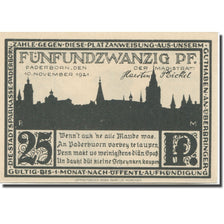 Banknote, Germany, Paderborn, 25 Pfennig, maison 1, 1921 UNC(63) Mehl:1043.4