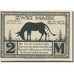 Banknote, Germany, Paderborn, 2 Mark, âne 1, 1921 UNC(63) Mehl:1043.4