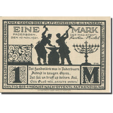 Banknote, Germany, Paderborn, 1 Mark, Maison, 1921, UNC(63) Mehl:1043.4
