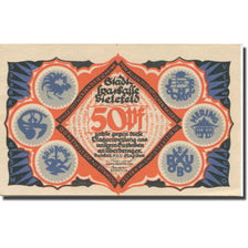 Geldschein, Deutschland, Bielefeld, 50 Pfennig, personnage, 1921UNZ- Mehl:103.5a