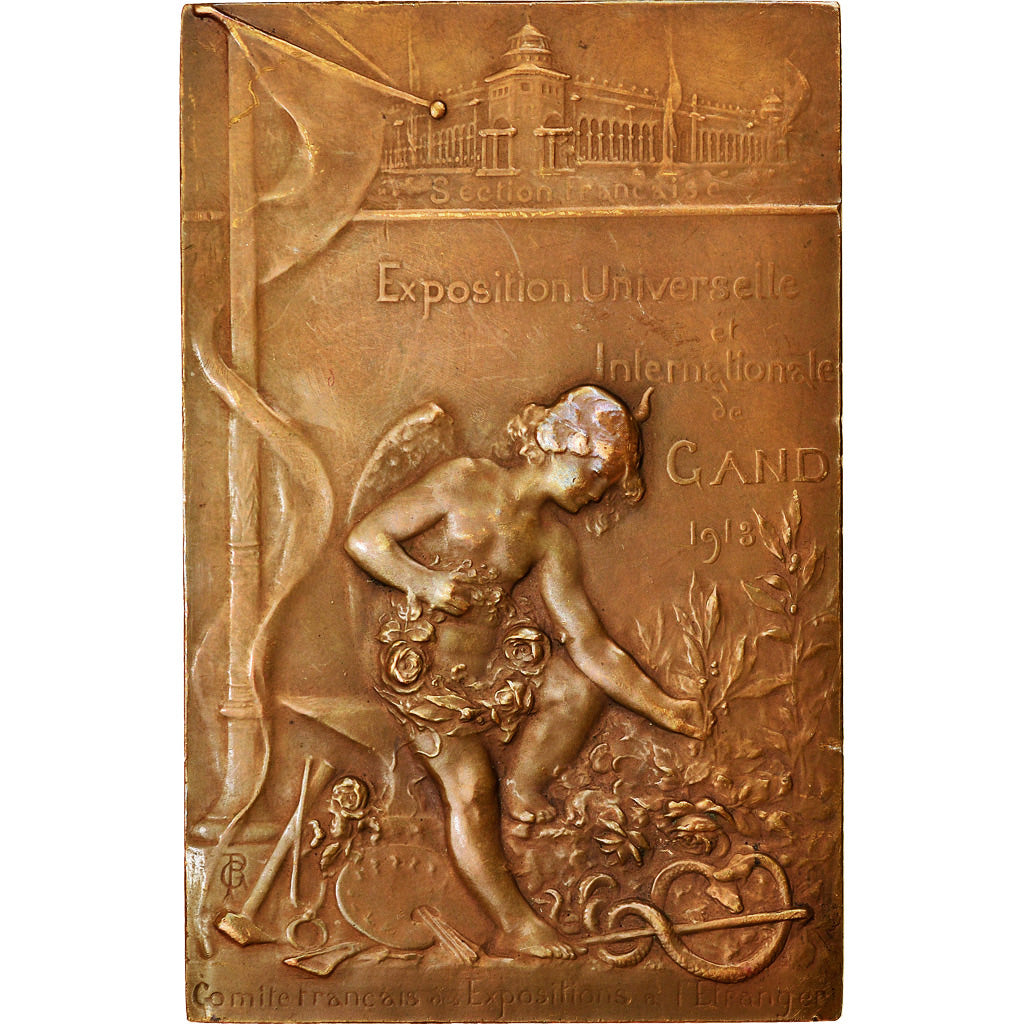 Belgium, Medal, Exposition Universelle et Internationale de Gand, Arts &