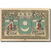 Banconote, Germania, Oelde, 1 Mark, moulin, 1920, 1920-12-07, SPL, Mehl:1007.1