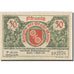 Banknote, Germany, Mainz, 50 Pfennig, aigle, 1921 UNC(63) Mehl:860.2a