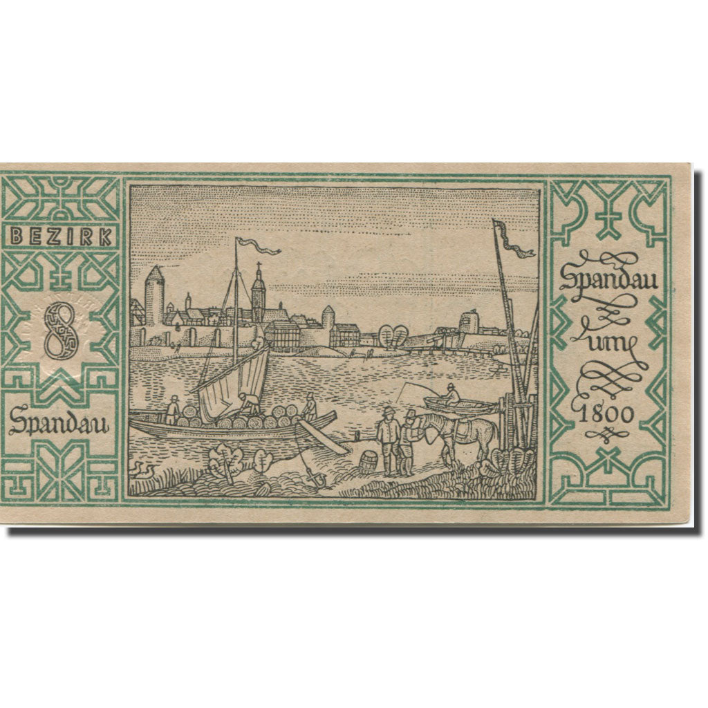 Banknote, Germany, Berlin, 50 Pfennig, Port 1921-09-09, UNC(63) Mehl:92.1