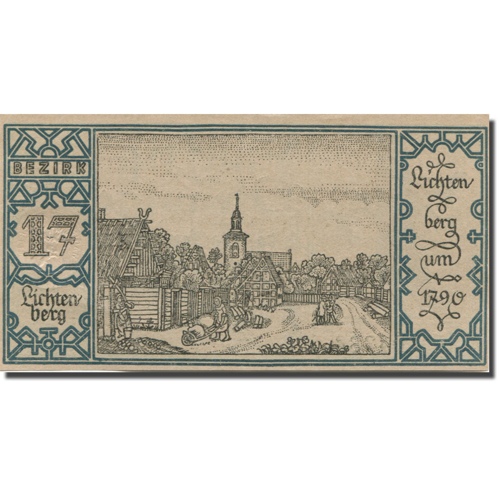 Banknote, Germany, Berlin, 50 Pfennig, personnage, 1921 UNC(63) Mehl:92.1