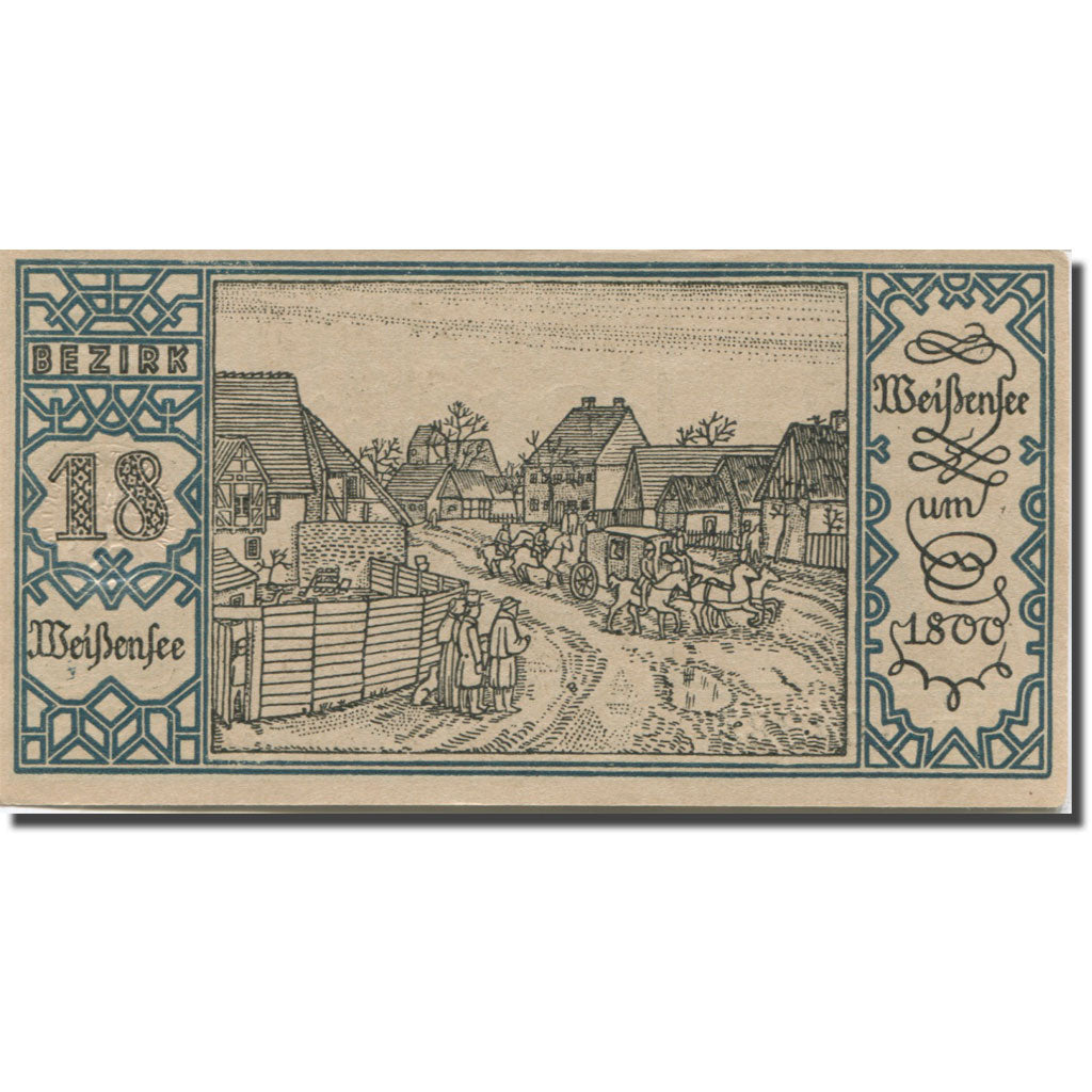 Banknote, Germany, Berlin, 50 Pfennig, route 1921-09-09, UNC(63) Mehl:92.1