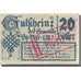 Banknote, Austria, St. Veit, 20 Heller, château, 1920 AU(50-53) Mehl:FS 944c