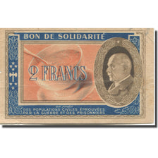 France, 2 Francs, 1944, Bon de solidarité, AU(50-53)